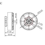 Tarot Martin TL50M10 5010 130KV 12S Brushless Motors Long Endurance RC Multi-rotor Hexacopter Octocopter Airplane Aircraft Drone